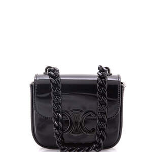 Celine Claude Chain Shoulder Bag Patent #233499C13B